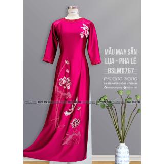 Áo Dài Bà Sui Lụa Thêu Kết Pha Lê BSLMT767